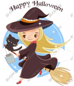 Adorable witch Halloween cat
