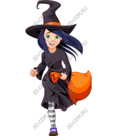  Adorable cartoon witch