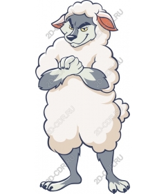  Mischievous wolf in sheep costume