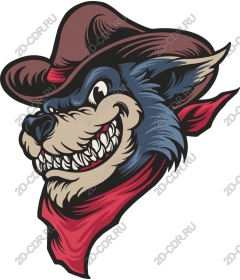  Fierce cowboy wolf