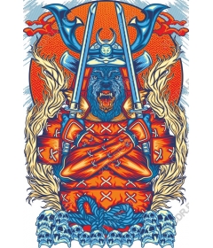  Bear Warrior Samurai