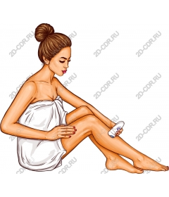  Elegant woman, taking care of yourself