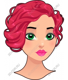  Chic rozovolosaya woman