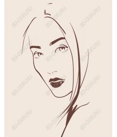  Elegant minimalistic woman