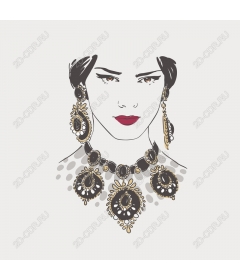 Fine jewelry - An elegant woman
