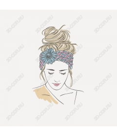  Elegant floral headband for women