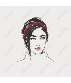  Chic modern woman with headband