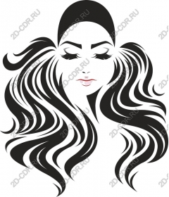  Elegant flowing hair