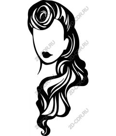  Elegant vintage woman