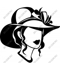  Elegant woman in stylish hat
