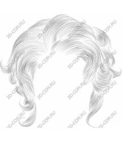  Flowing elegant hair