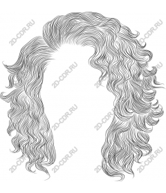 Wavy hair and beauty