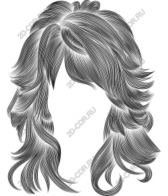  Elegant flowing hair