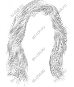  Elegant flowing hair