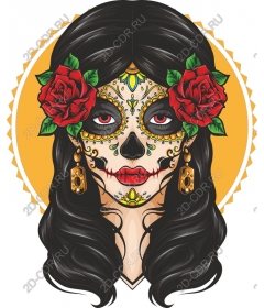 Day of the dead Sugar skull