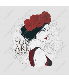  A floral fragrance Empowering - You Are Awesome
