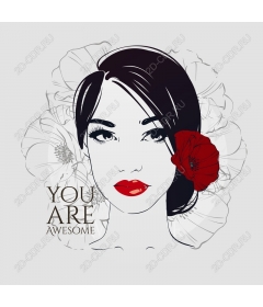  Elegant inspirational woman