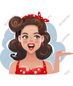  Funny vintage woman