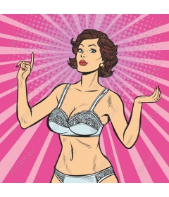  Confident vintage lingerie