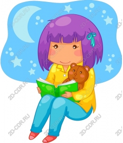  Fascinated by reading girl