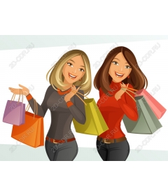  Colorful companions on shopping