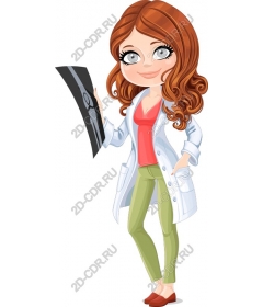  Charming female doctor