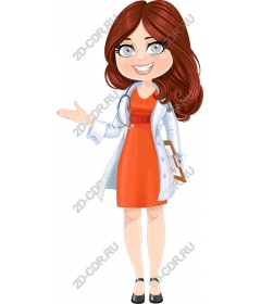  Bright woman doctor