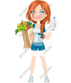  Bright grocery shopping