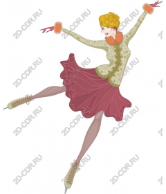  Elegant skater