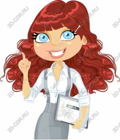 Cheerful business woman