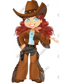  Charming cowgirl