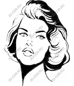  Classic retro woman