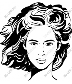  Elegant black and white woman