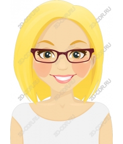 Cheerful blonde