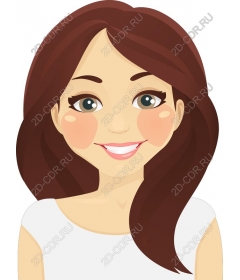  Charming smiling woman