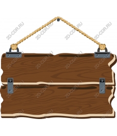 Wooden sign rustic