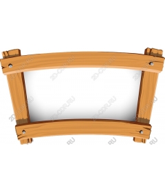 Wood frame rustic