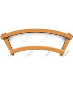  Curved wooden sign