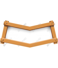  Herringbone wood frame