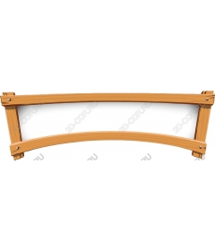 Wood frame arches