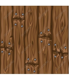 Wooden Board in rustic style with a metallic nails