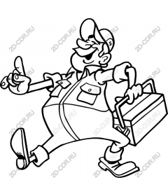 Fun drawing handyman
