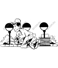  Charming gardener