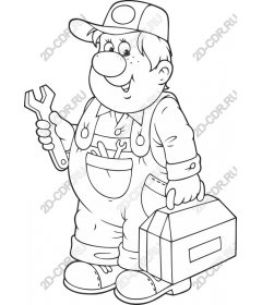 Funny handyman