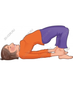 Yoga bridge pose
