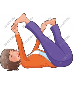  Joyful yoga pose
