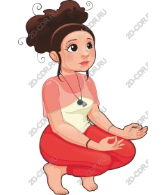  Quiet Meditative Young Woman