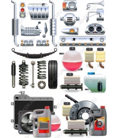 Набор автомобильных клипартов - Комплект