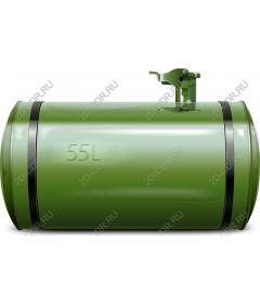 Green fuel tank 55 l