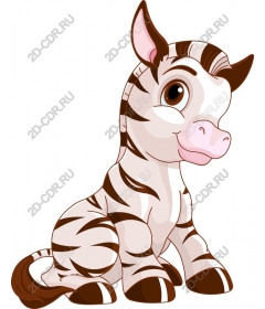 Cute cartoon Zebra